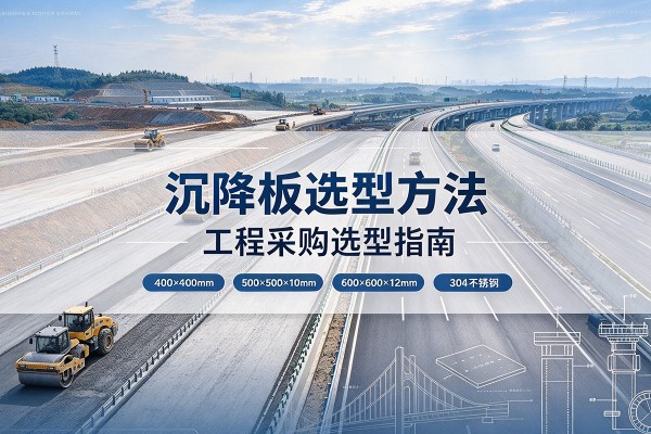 察雅沉降板选择方法